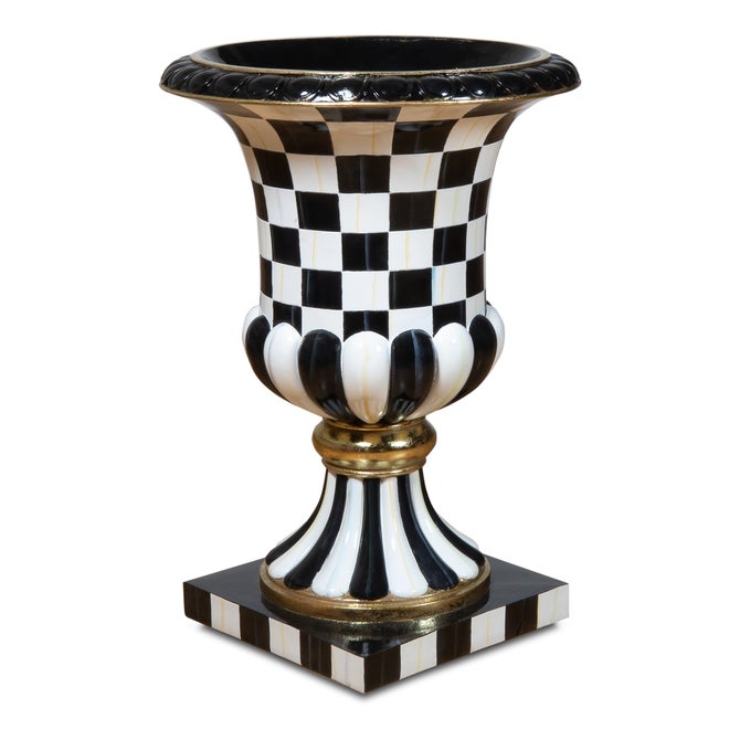 Courtly Check Pedestal Urn image number 0