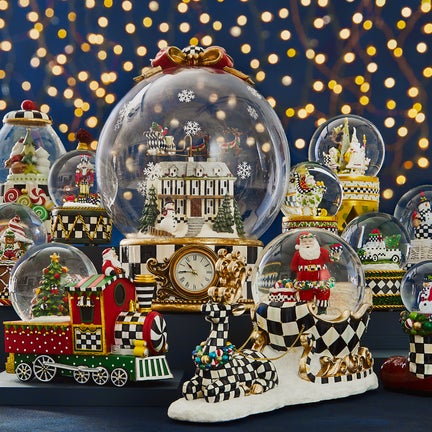 Christmas Magic Globe Clock
