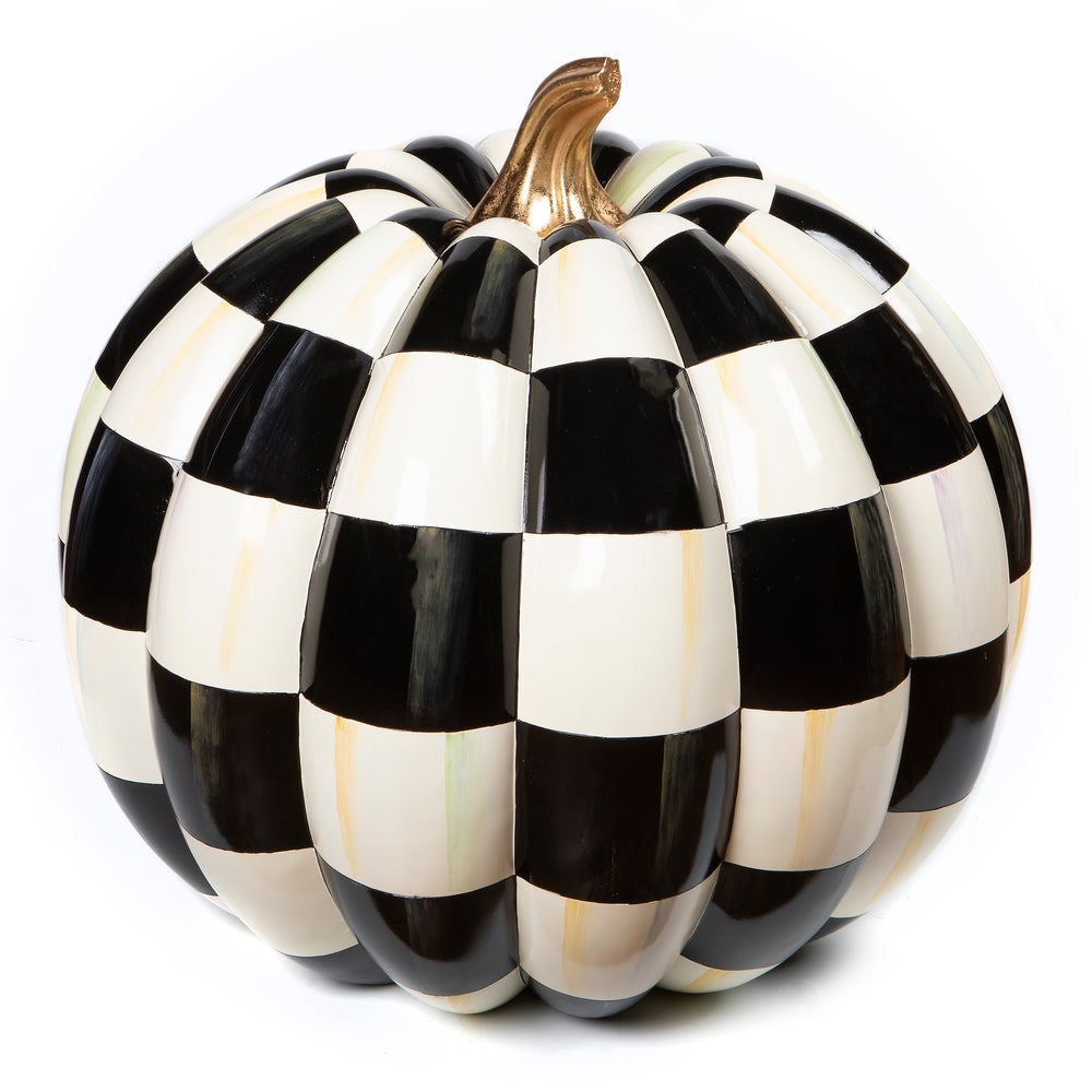 Courtly Check Outdoor Pumpkin mackenzie-childs Panama imagen 1