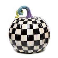 Fortune Teller Courtly Check Large Pumpkin