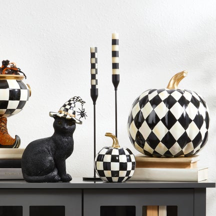 Courtly Harlequin Medium Pumpkin