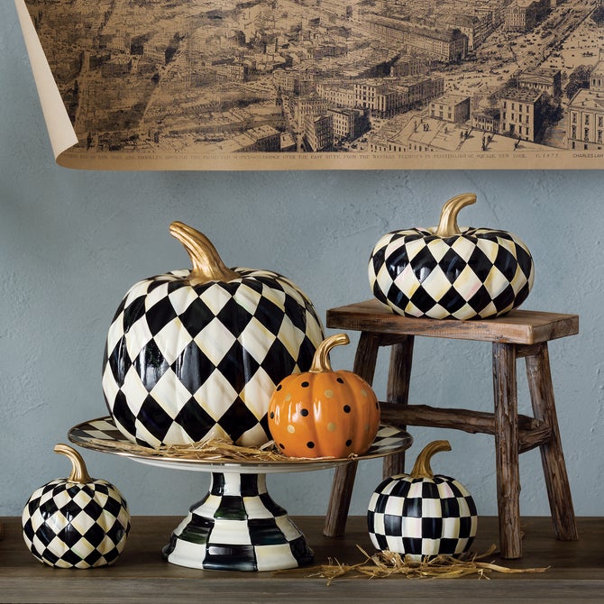 Courtly Harlequin Medium Pumpkin image number 4