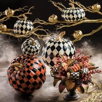 Courtly Harlequin Medium Pumpkin