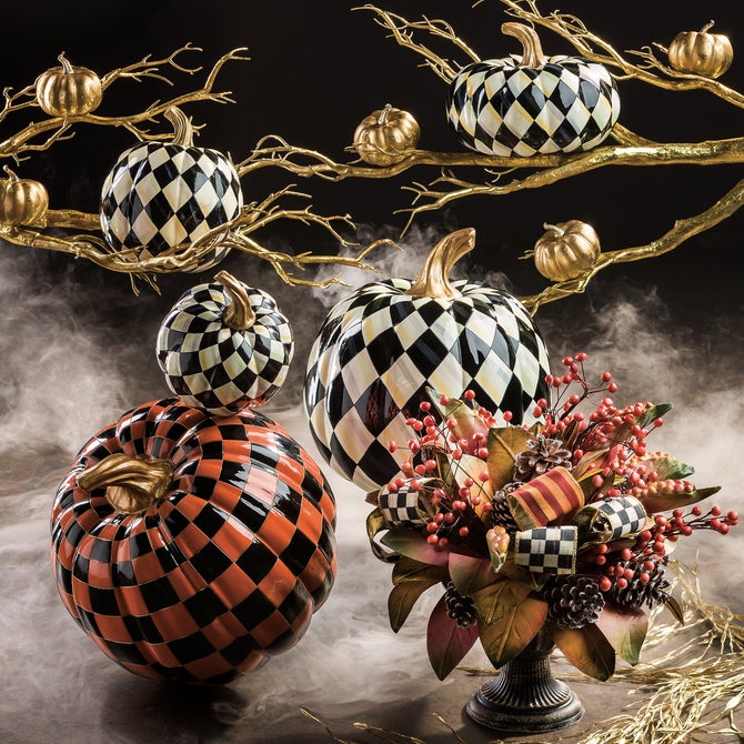 Courtly Harlequin Medium Pumpkin image number 2