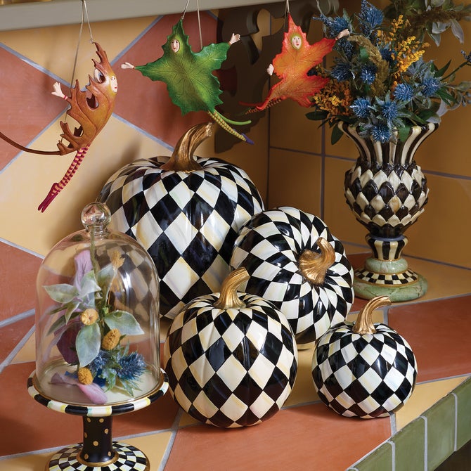 Courtly Harlequin Medium Pumpkin image number 6