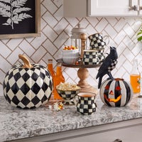 Courtly Harlequin Medium Pumpkin
