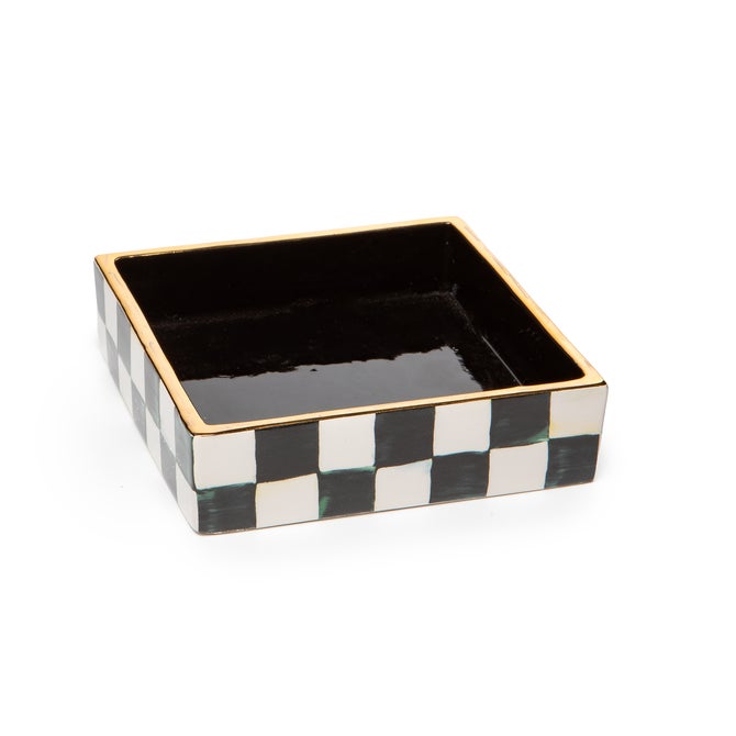 Courtly Check Cocktail Napkin Holder image number 0