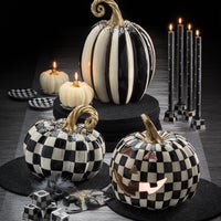 Courtly Check Illuminated Jack O' Lantern