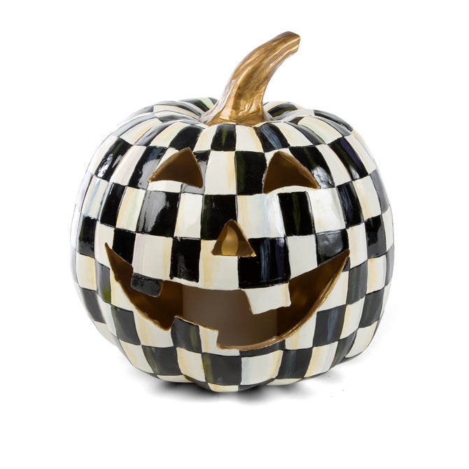 Courtly Check Illuminated Jack O' Lantern image number 0