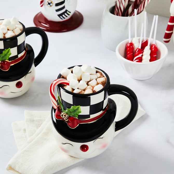 Nostalgia Snowman Mug image number 2