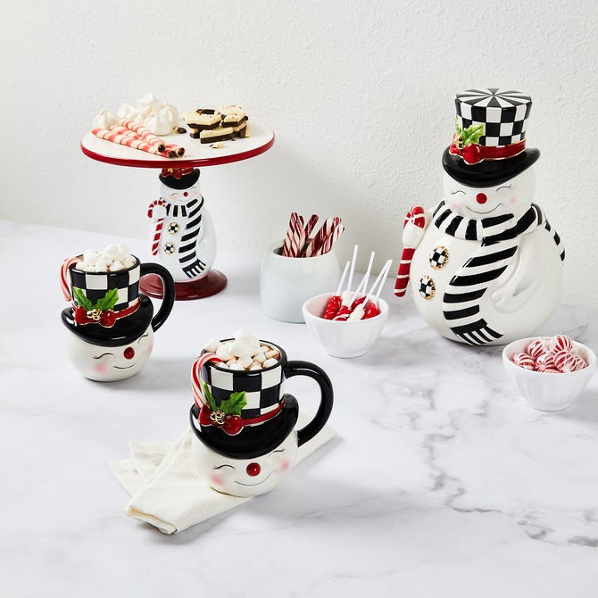 Nostalgia Snowman Cookie Jar image number 1