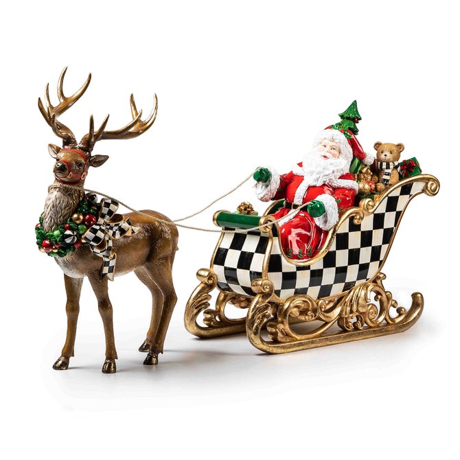 Night Before Christmas Santa & Sleigh image number 0