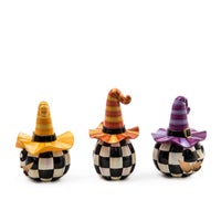 Mini Happy Jack Pumpkins, Set of 3