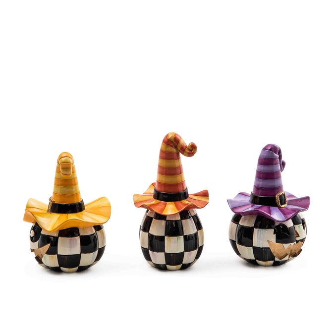 Mini Happy Jack Pumpkins, Set of 3 image number 2