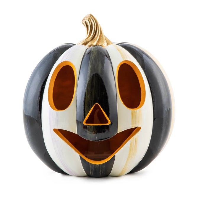 Courtly Stripe Illuminated Jack O' Lantern image number 5