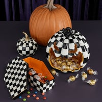 Courtly Check Glossy Mini Pumpkin