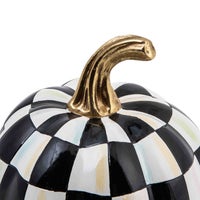 Courtly Check Glossy Mini Pumpkin