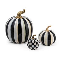 Courtly Check Glossy Mini Pumpkin