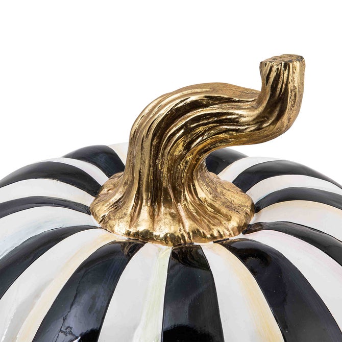 Courtly Stripe Glossy Large Pumpkin image number 3