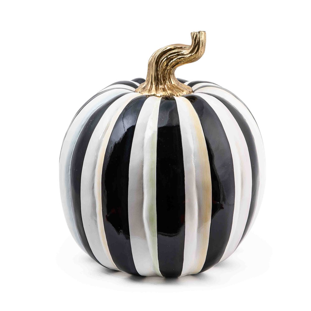 Courtly Stripe Glossy Large Pumpkin mackenzie-childs Panama imagen 1