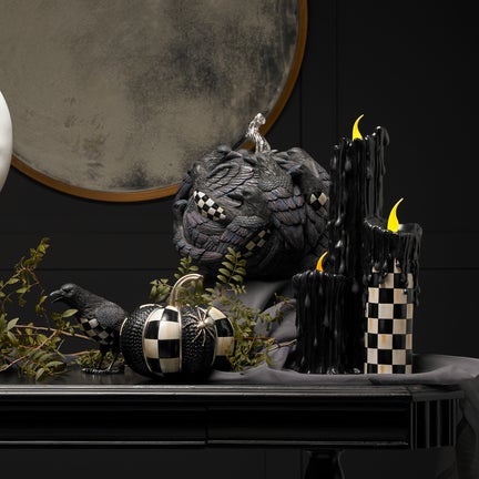 Courtly Check Melting Candle Cluster