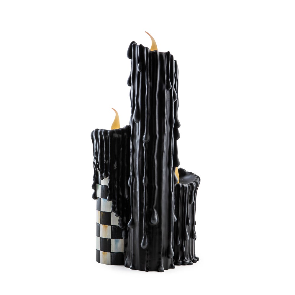 Courtly Check Melting Candle Cluster mackenzie-childs Panama imagen 1