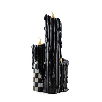 Courtly Check Melting Candle Cluster