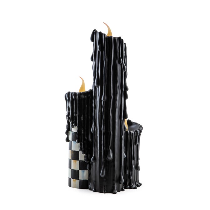Courtly Check Melting Candle Cluster image number 0