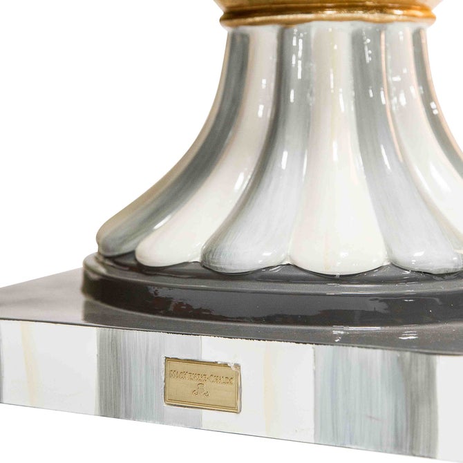 Sterling Check Pedestal Urn image number 2