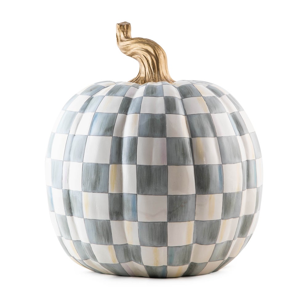 Sterling Check Large Pumpkin mackenzie-childs Panama imagen 1