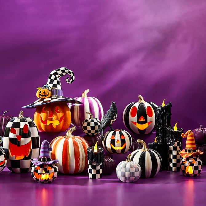 Sterling Check Mini Pumpkin image number 7