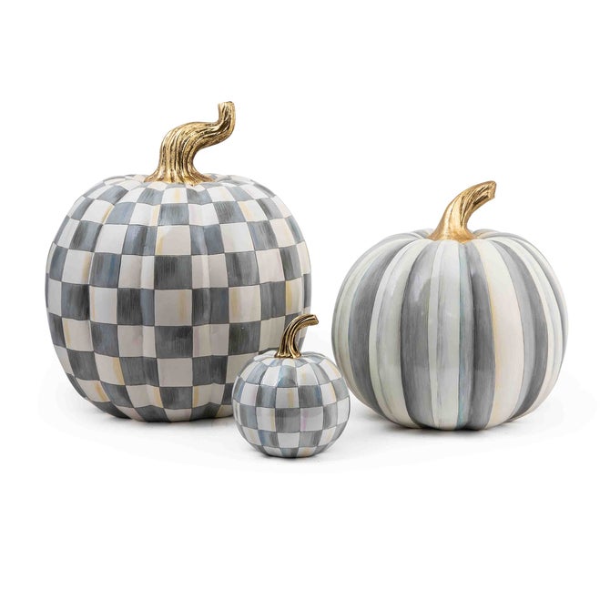 Sterling Check Mini Pumpkin image number 4