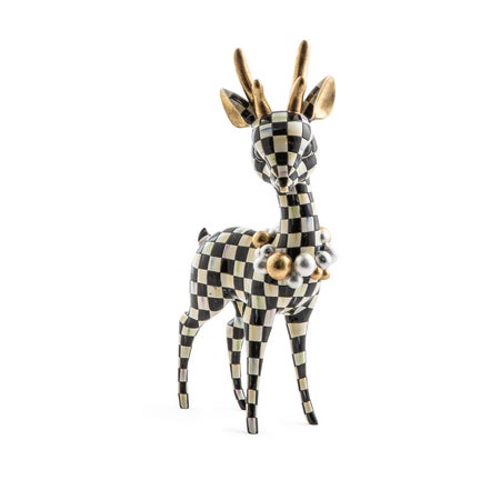 Courtly Check Gold Deary Deer