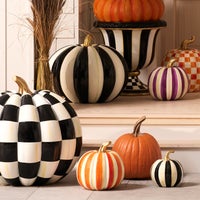 Orange Stripe Medium Pumpkin