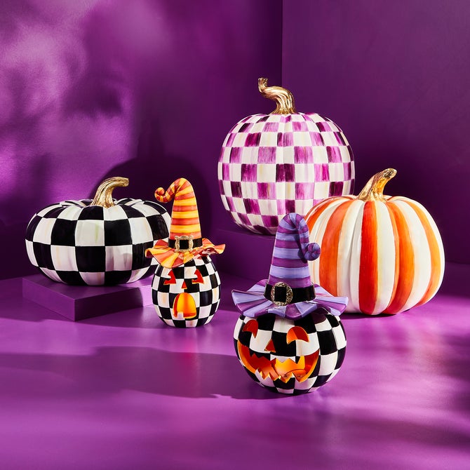 Orange Stripe Medium Pumpkin image number 2
