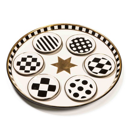 Courtly Seder Plate