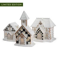 Gingerbread Illuminated Houses, Set of 3