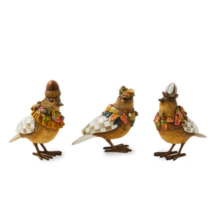 Autumnology Birds, Set of 3
