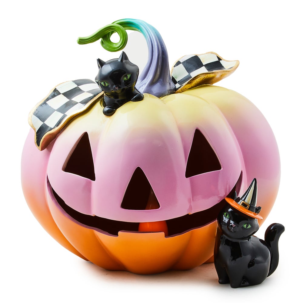 Trick or Treat Illuminated Jack O' Lantern mackenzie-childs Panama imagen 1