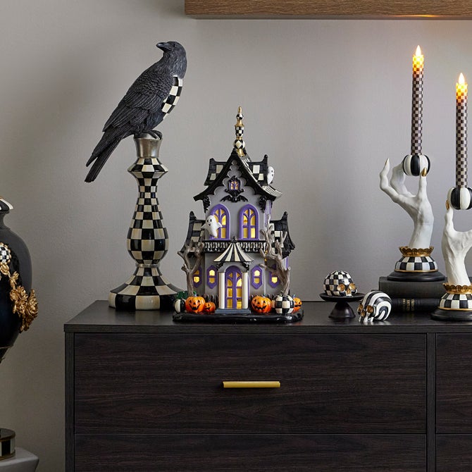 Halloween Illuminated Music Haunted House image number 2