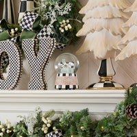 Farmhouse Holiday Snow Globe