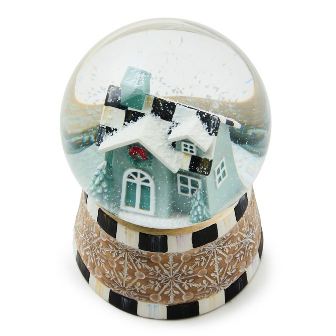 Farmhouse Holiday Snow Globe image number 2