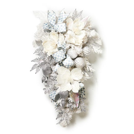 Crystal Palace Illuminated White Swag