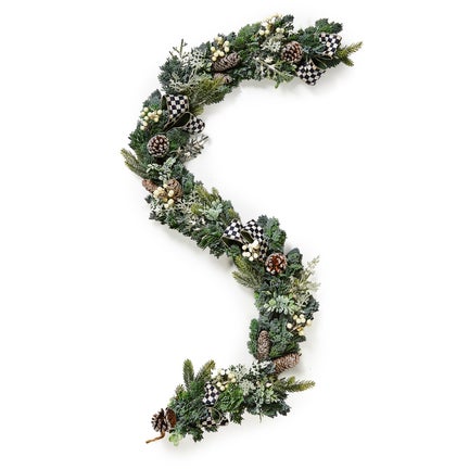 Farmhouse Holiday Illuminated Garland