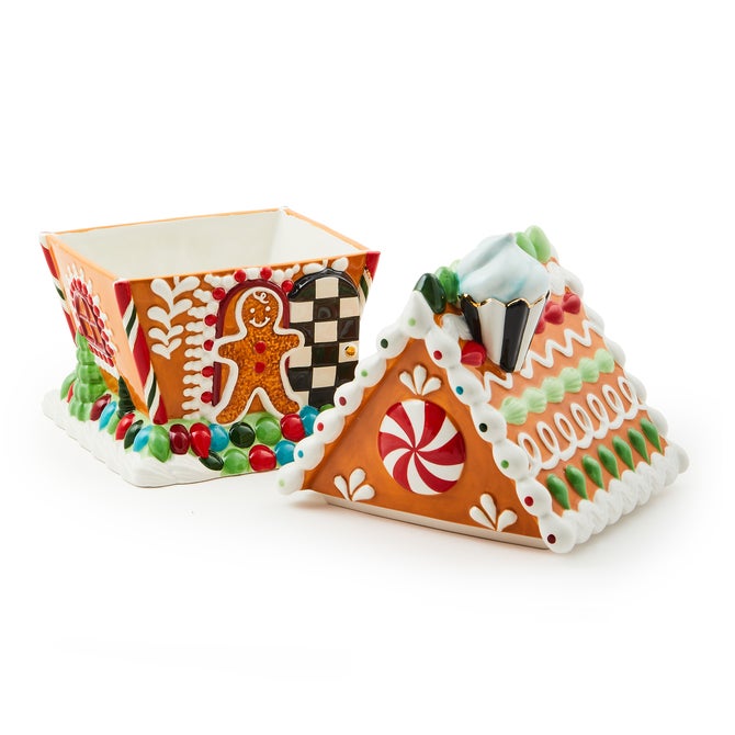 Bake Shop Gingerbread House Cookie Jar image number 1