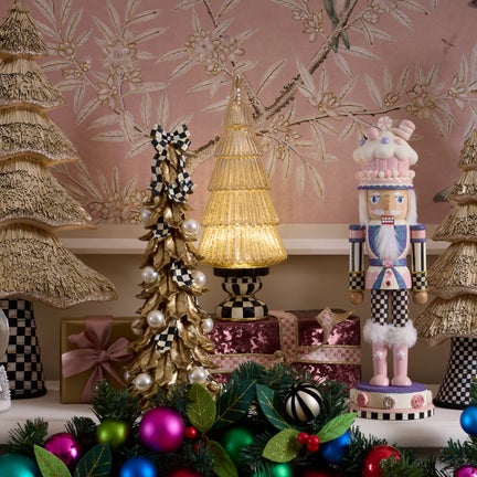 Crystal Palace Illuminated Tall Glass Tree