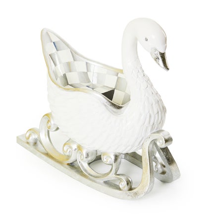 Crystal Palace Swan Sleigh Figurine