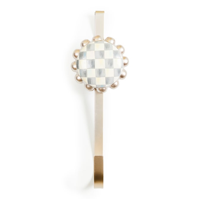 Sterling Check Wreath Hanger image number 1