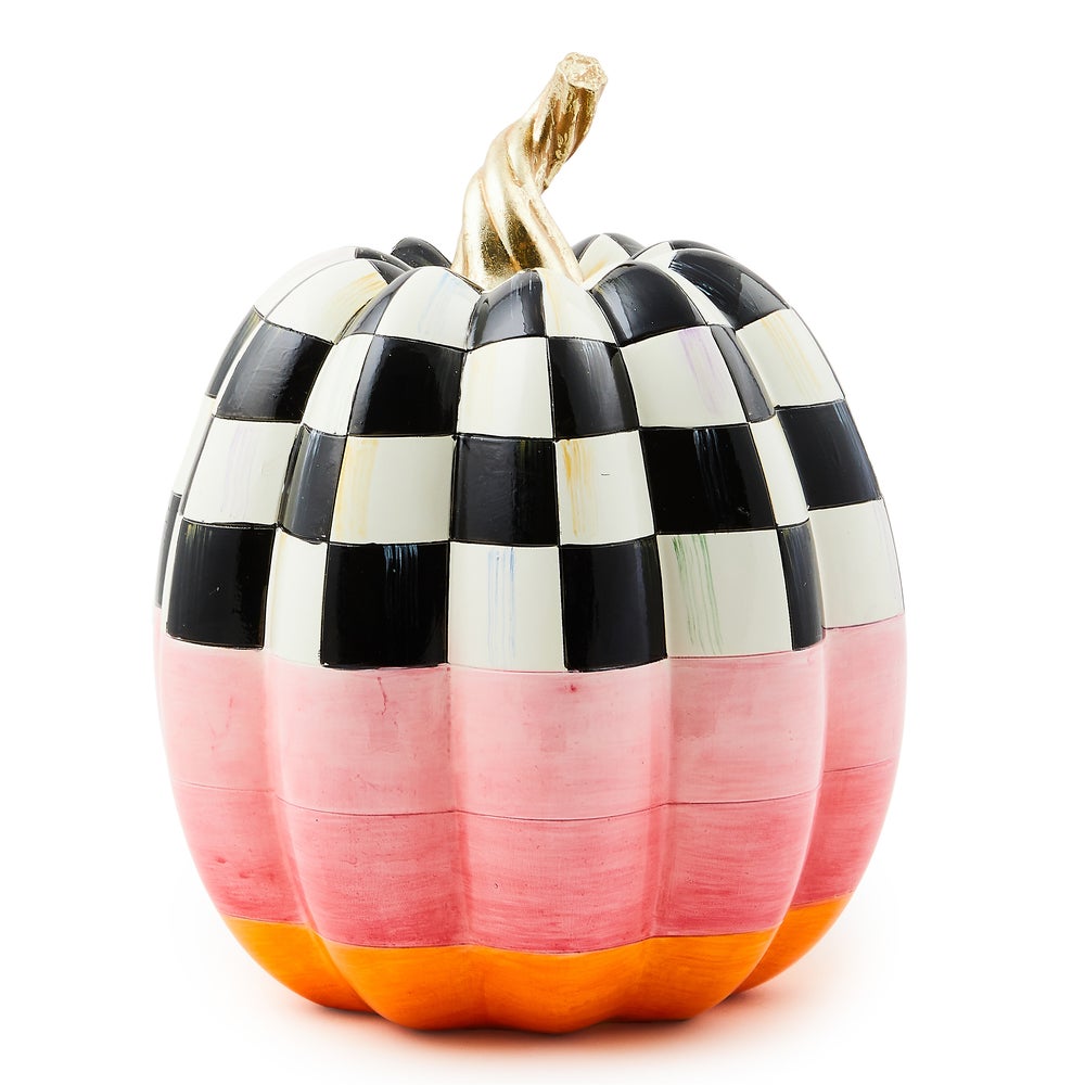 Cotton Candy Medium Check Pumpkin mackenzie-childs Panama imagen 1