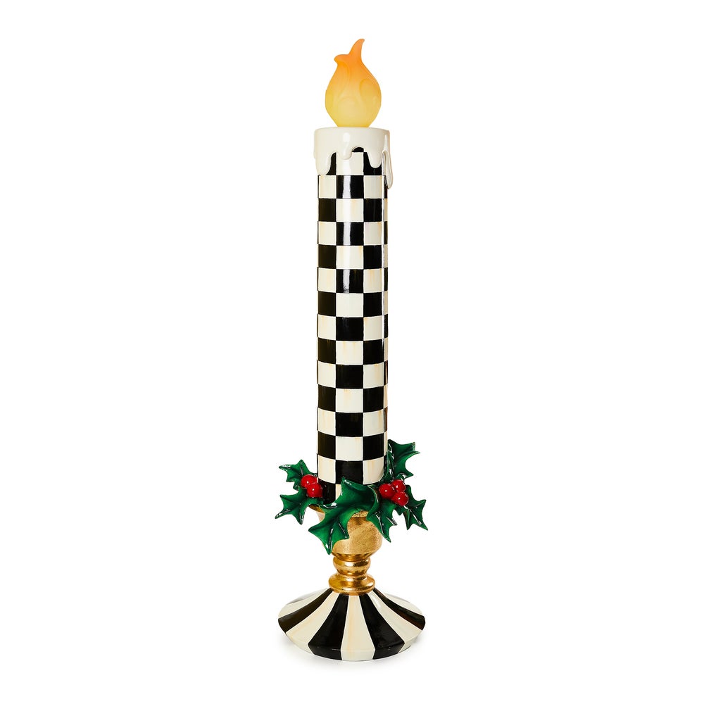 Courtly Illuminated Large Trophy Candle mackenzie-childs Panama imagen 1
